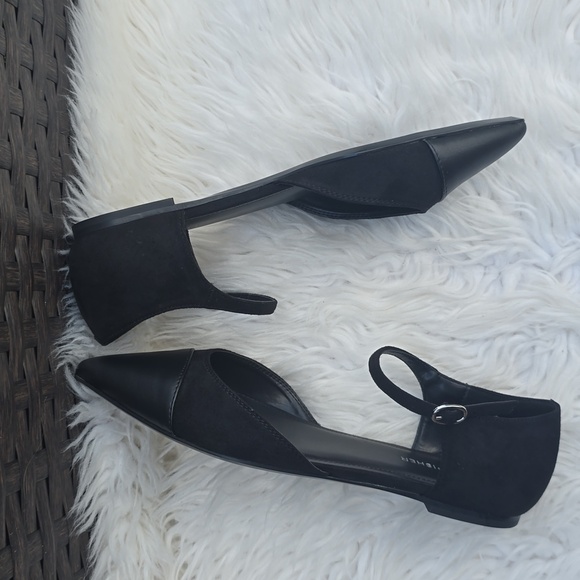 Marc Fisher Elesia2 Black Pointed Flats - Picture 13 of 13